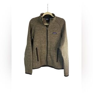 Patagonia Full Zip Fleece Jacket Men’s Small Brown  Performance Outdoor Hiking